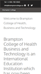 Mobile Screenshot of bramptoncollege.ca