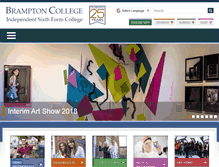 Tablet Screenshot of bramptoncollege.com